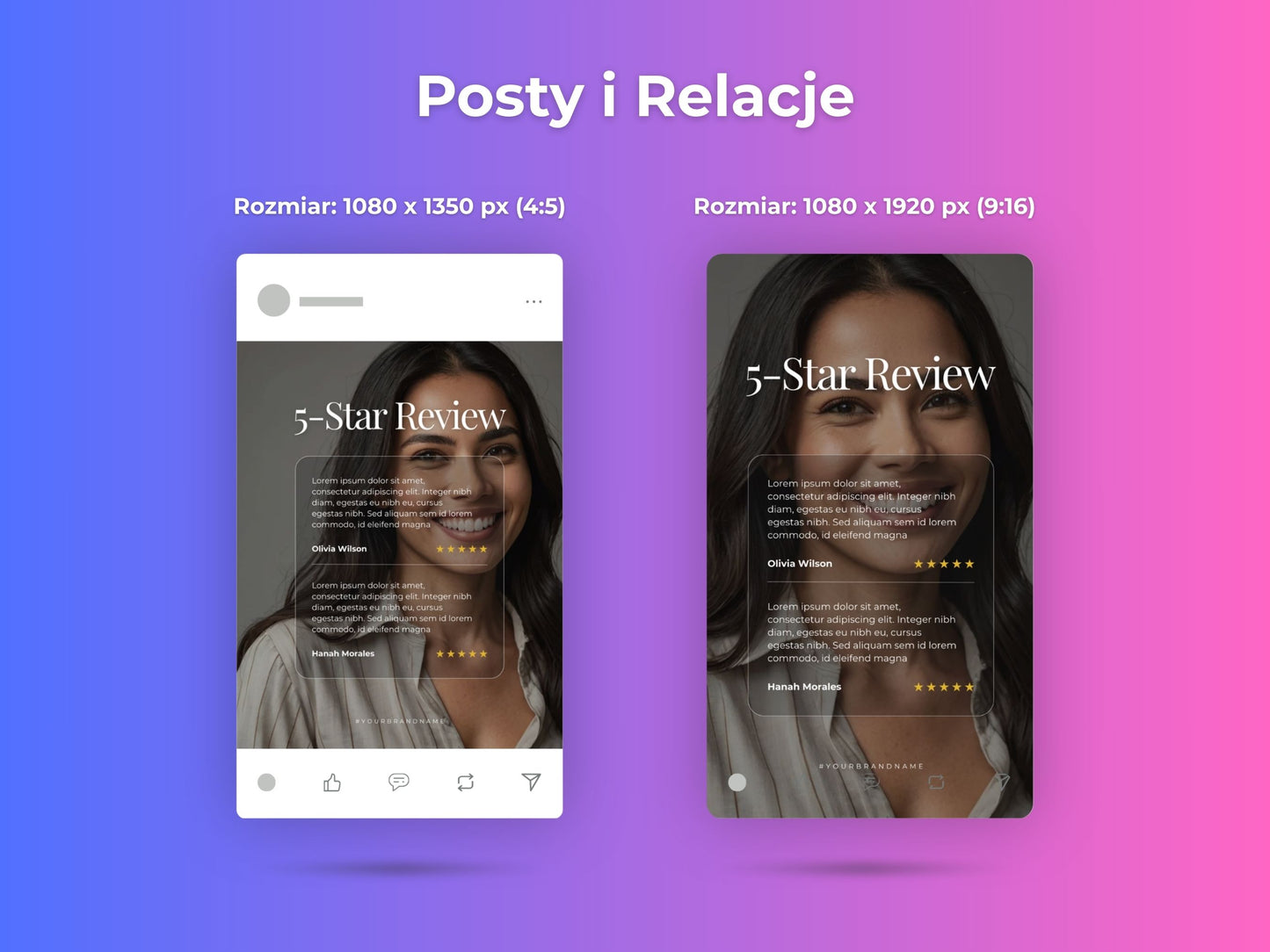 Szablony dla Salonu Fryzjerskiego do Canva (200 Post & Stories)